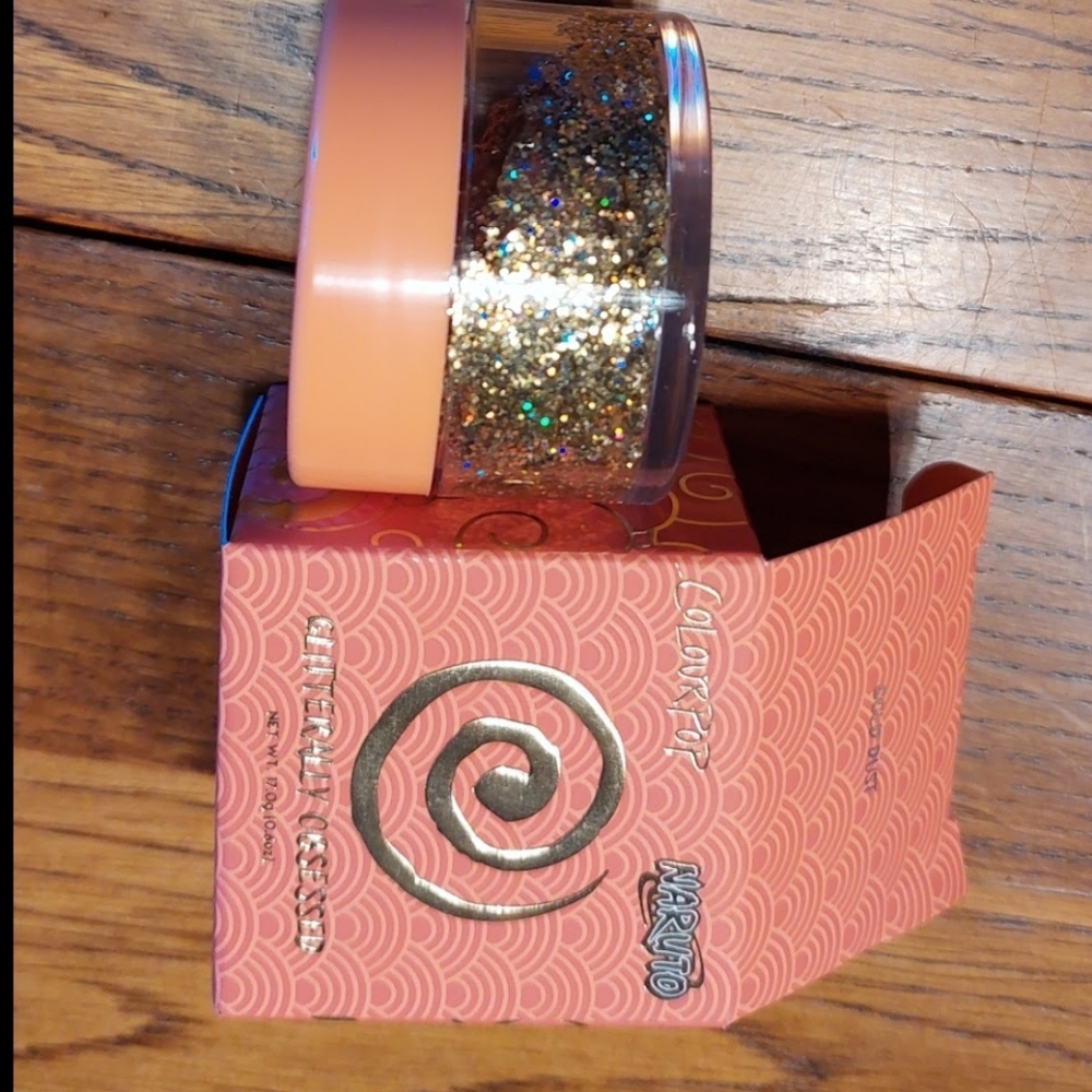 Colourpop Naruto Gold Glitter Gel Sold Out Limited Edition NIB NWT - Picture 4 of 4